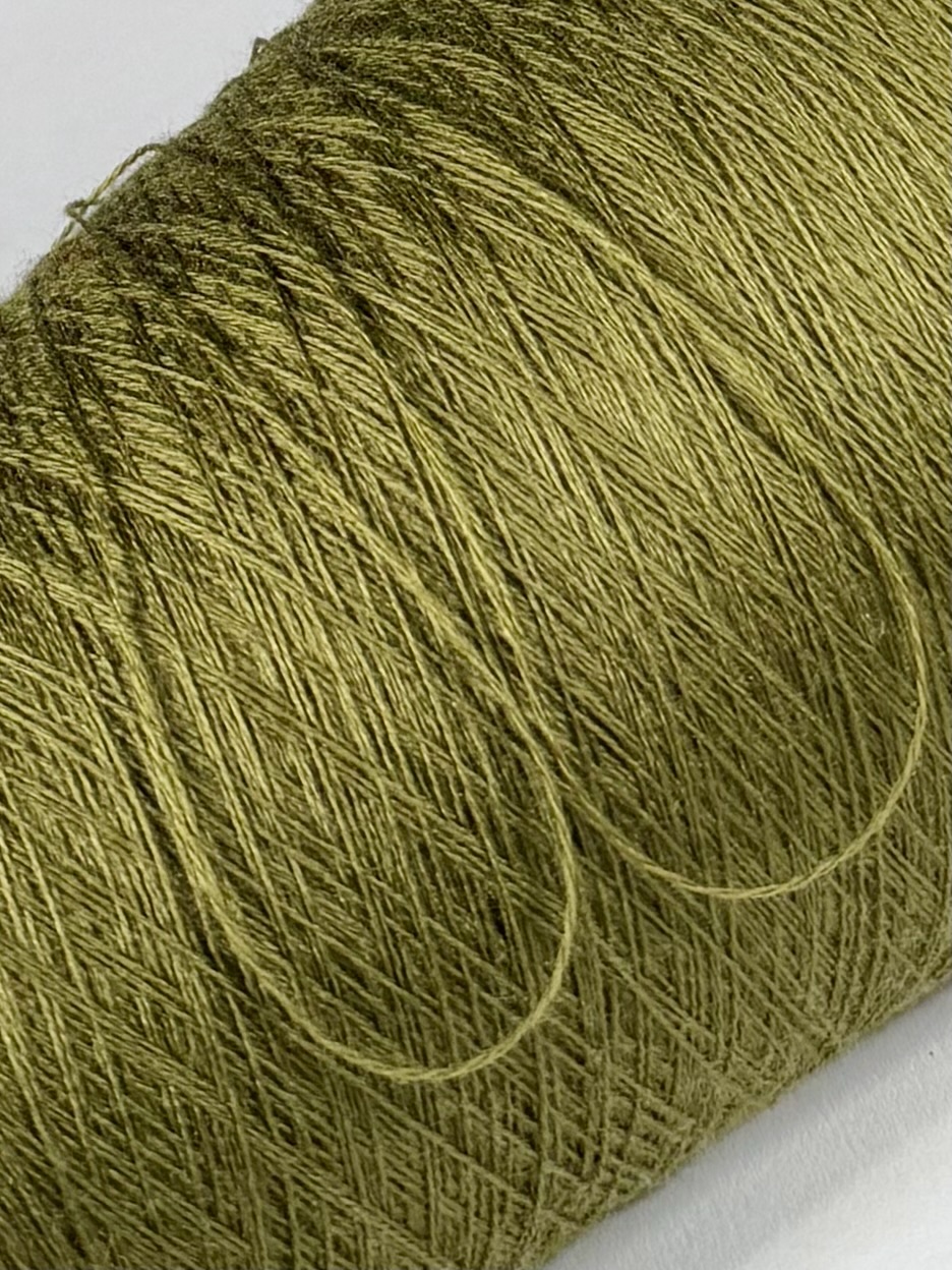 Lane Rossi Amico Soft 2/30 gekämmtes Merinogarn Olivgrün